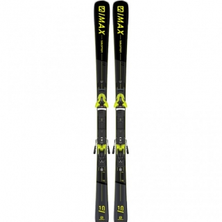 Lyže Salomon S/Max 10 + Z12 GW F80 Black/Grey/Yellow
